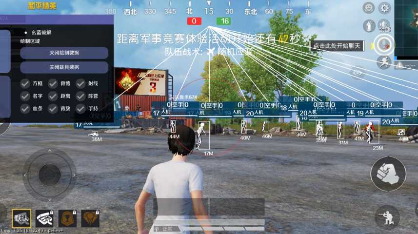 和平精英辅助【火焰鸟一体直装】人物透视 无后坐力 开枪自瞄 开车飞天 飞天跳伞 皮肤美化 物资显示 队伍信息